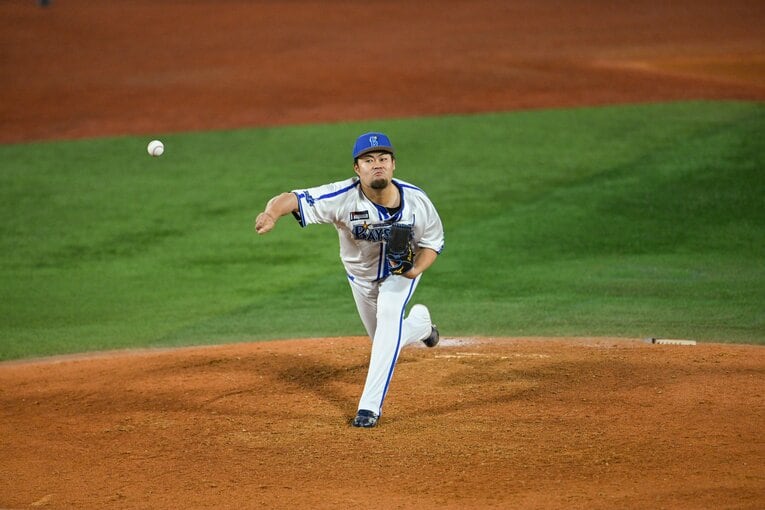 昨年の日本シリーズでは4試合に投げて無失点の活躍　©Nanae Suzuki