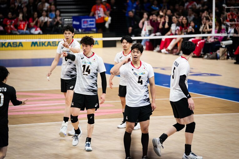 VNLフランス戦　©︎Volleyball World