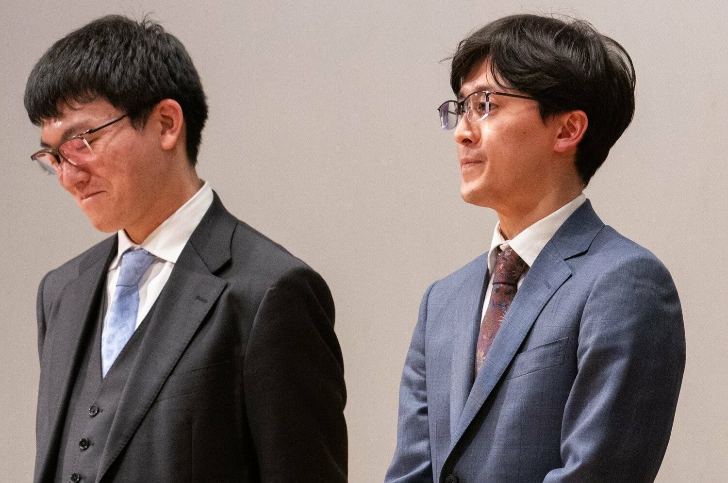 永瀬と伊藤、練習将棋の機会があったという　©Nanae Suzuki