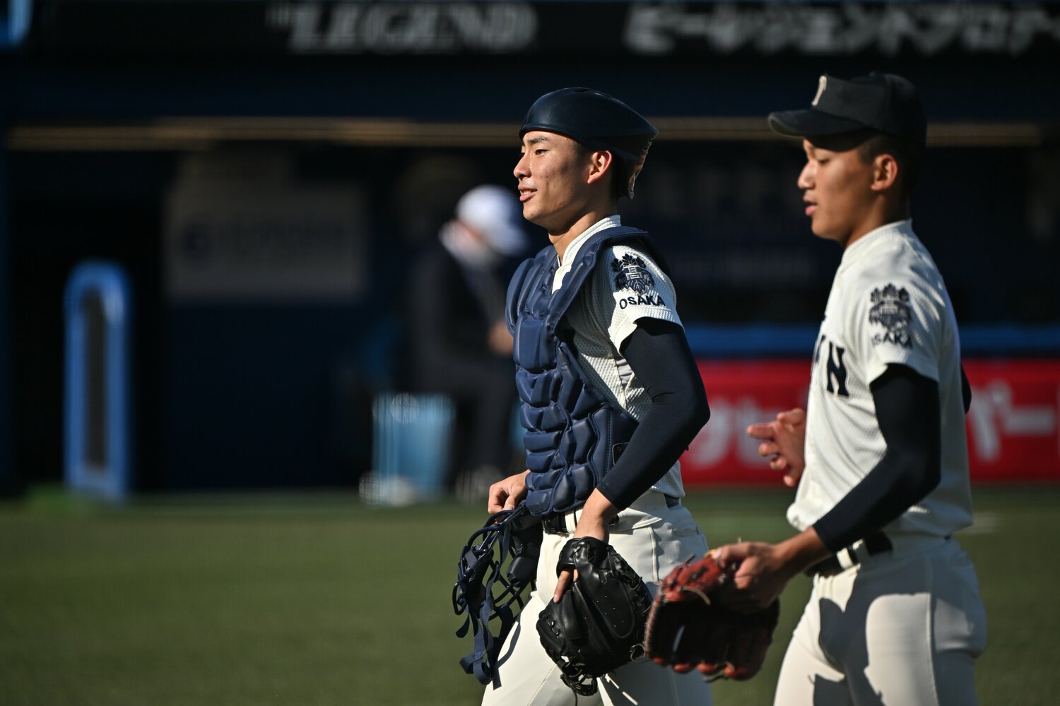 明治神宮大会の全4試合を「4番キャッチャー」で出場した南川幸輝 ©Hideki Sugiyama