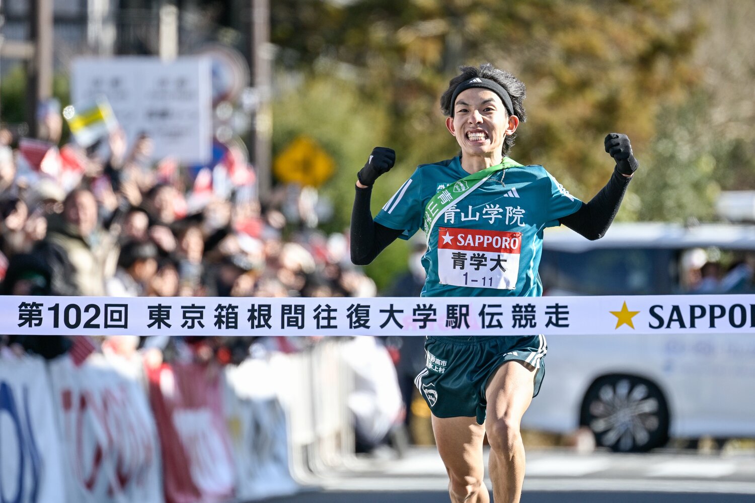 青学大の黒田朝日に「異次元」の走りを見せつけられた　©Nanae Suzuki