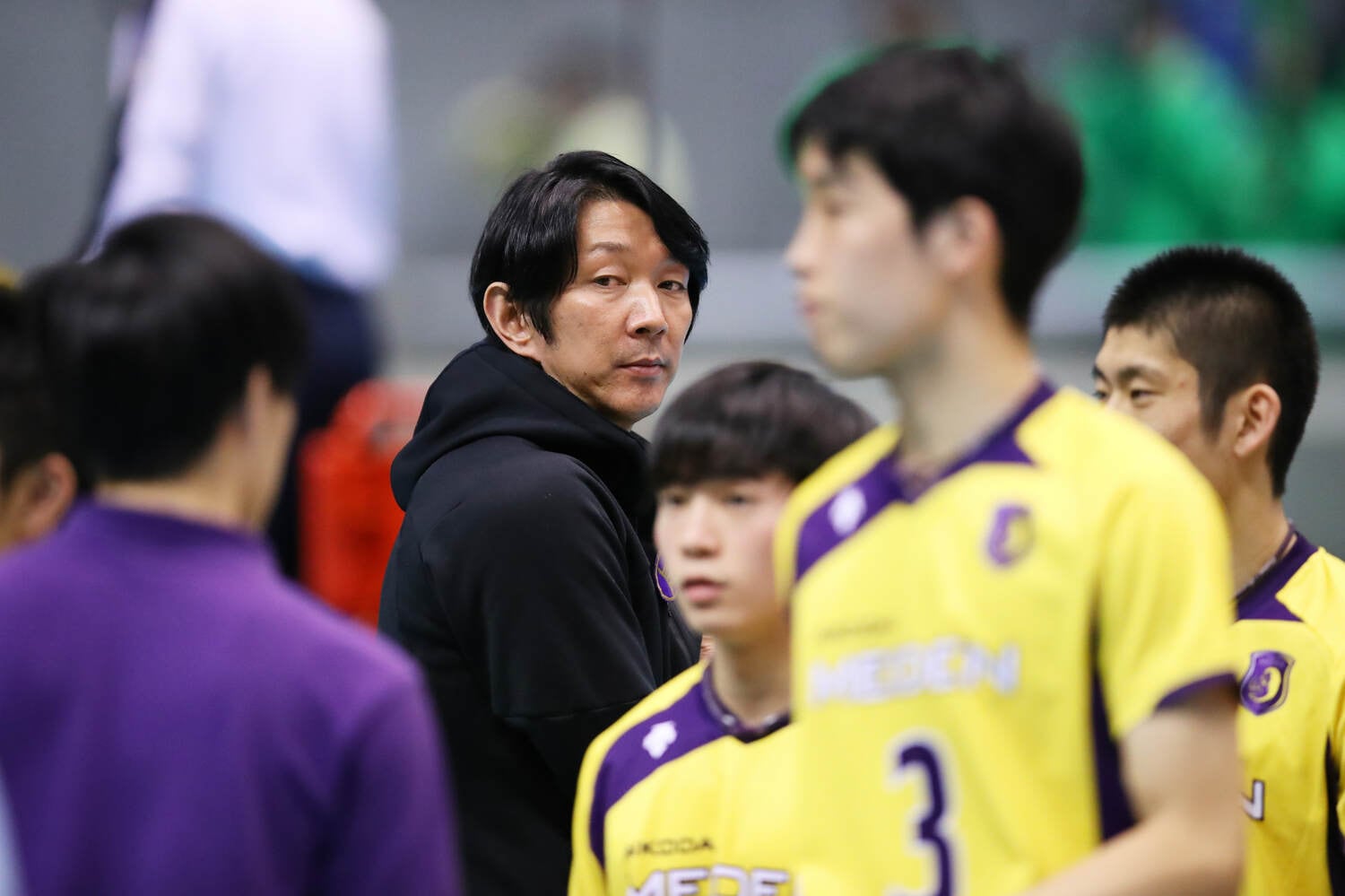 2010年から母校・愛工大名電のバレーボール部で指揮を執る北川祐介監督（写真は2018年）©︎AFLO SPORT