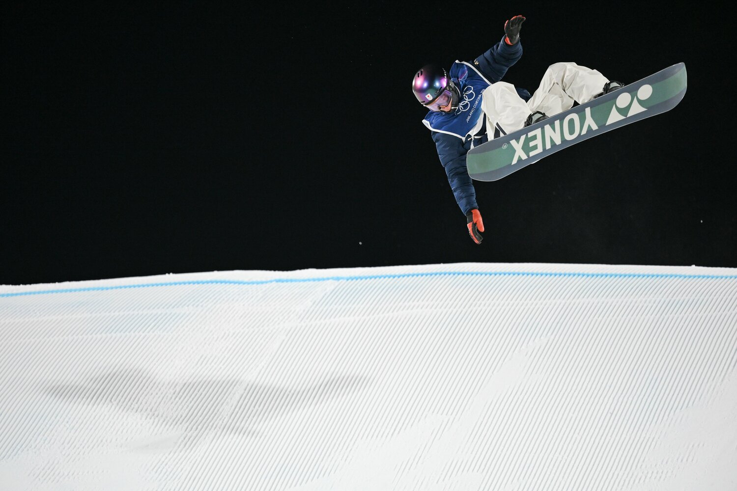 トップに立った木村葵来の3回目　©Nanae Suzuki／JMPA