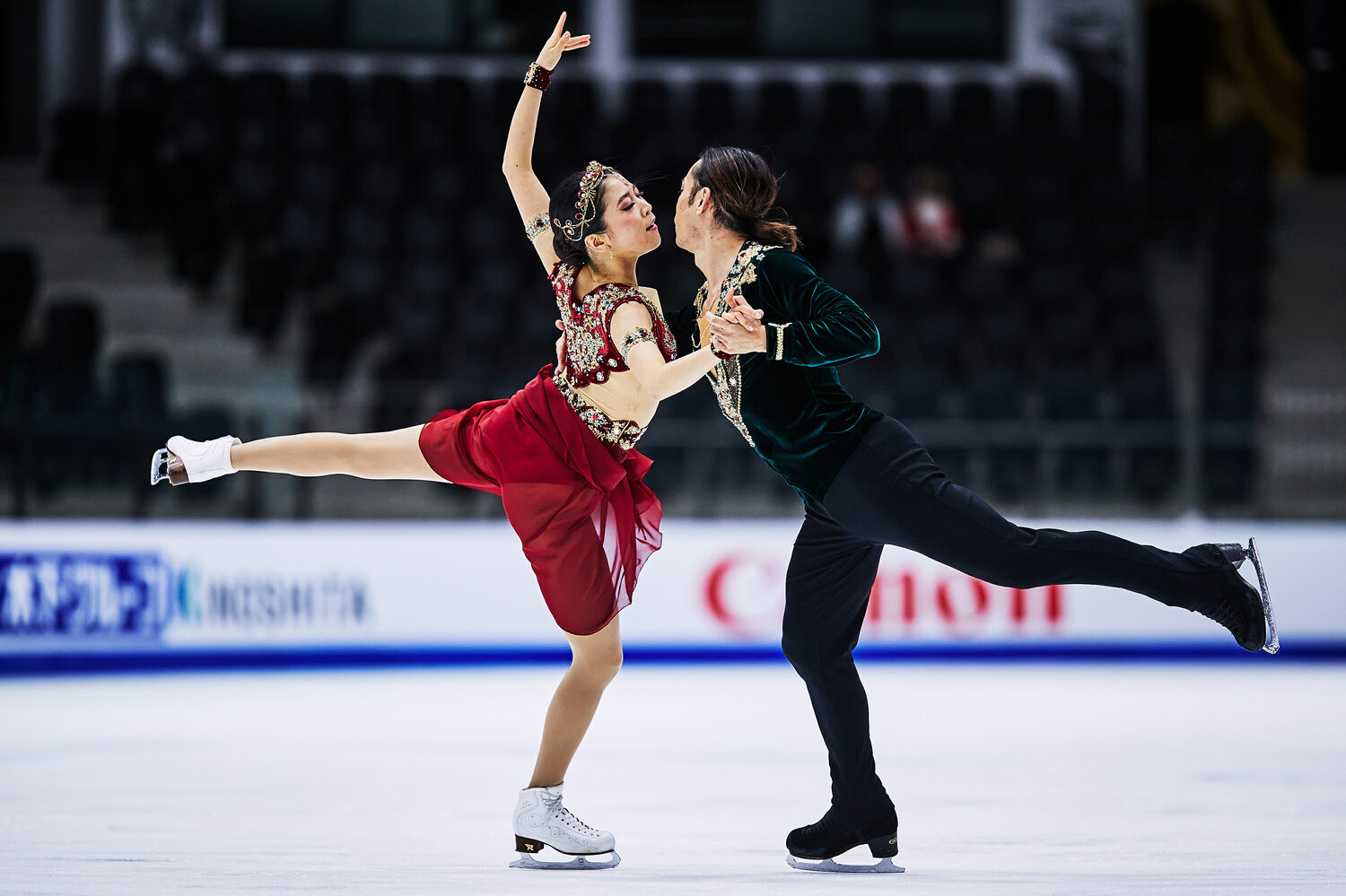 四大陸選手権フリーでの演技