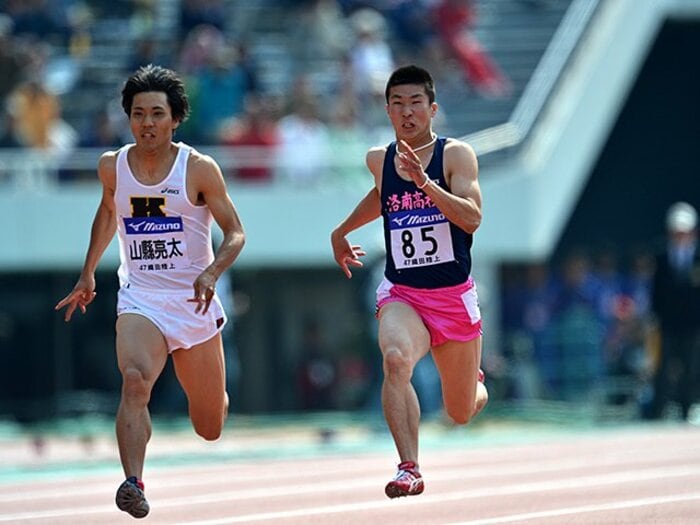 5月5日、日本人初の9秒台出るか？17歳・桐生祥秀とそのライバルたち。＜Number Web＞ photograph by AFLO