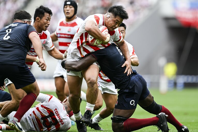 第二次エディー・ジョーンズHC体制の初陣となったイングランド戦　©Asami Enomoto