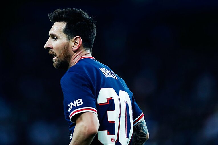 背番号30の「PSGのメッシ」。移籍後初得点となったCLマンチェスター・シティ戦を撮りに行った ／ photograph by Daisuke Nakashima