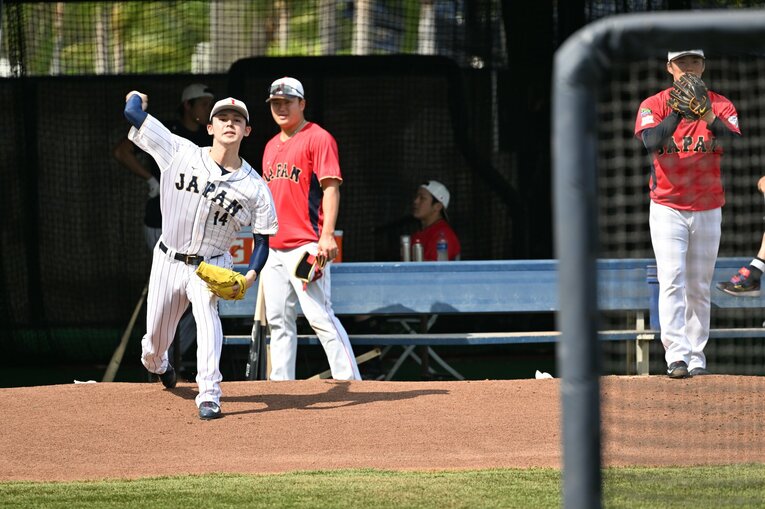 WBCでの練習にて　©Naoya Sanuki