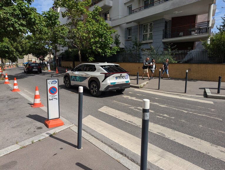 パリ五輪の公式車両として運用されているトヨタ車　©Yu Saito