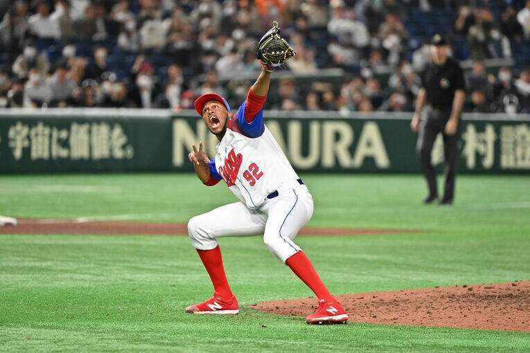 WBCでの渾身ガッツポーズ（全3枚の3枚目）　©Getty Images