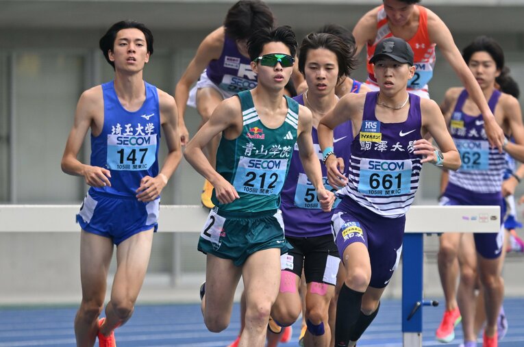 3000mSCで3位に食い込んだ本間。箱根路での新戦力となれるか　©Takashi Shimizu