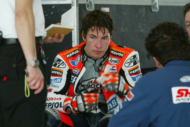 2003年のウインターテストでのニッキー・ヘイデン　©Satoshi Endo