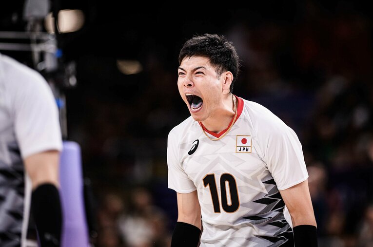 パリ五輪予選ラウンドvsアメリカ　©︎Volleyball World