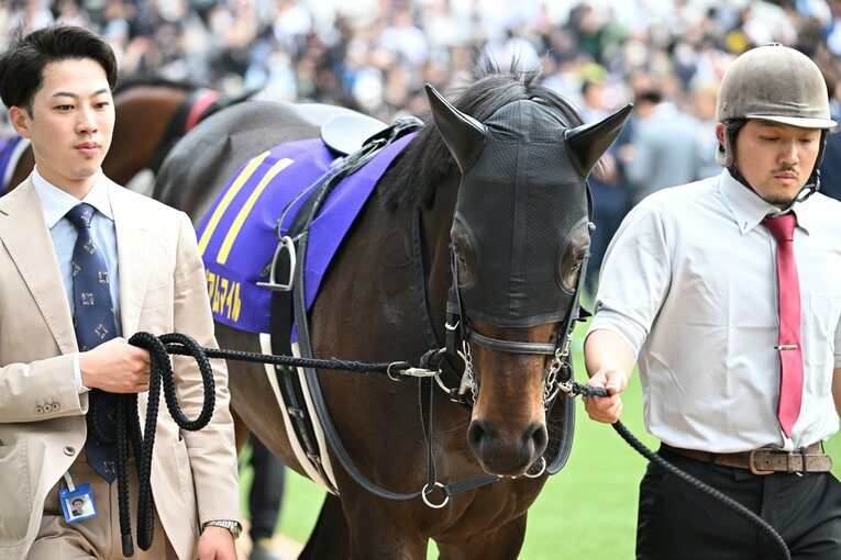 パドックでのミュージアムマイル　©Keiji Ishikawa