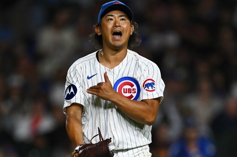 メジャー1年目ながら今季ここまで14勝を挙げている今永昇太 ／ photograph by Getty Images