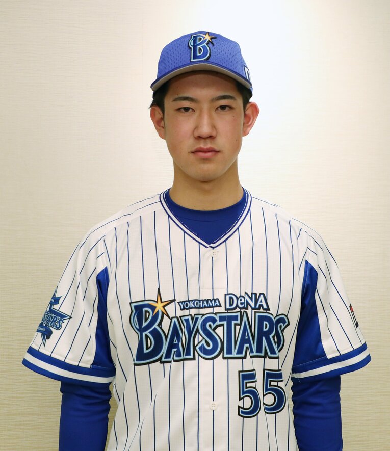 2019年ドラフト会議でDeNAから5位指名を受けた田部隼人（開星）　©JIJI PRESS