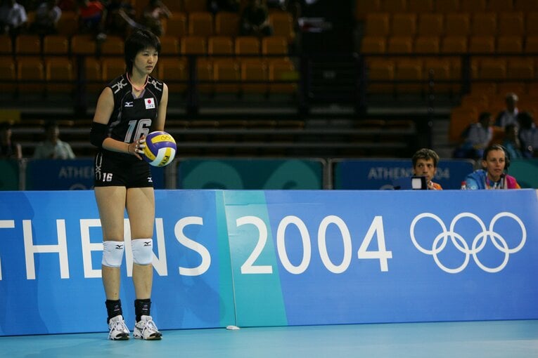 2004年アテネ五輪　©︎Takuya Sugiyama/JMPA