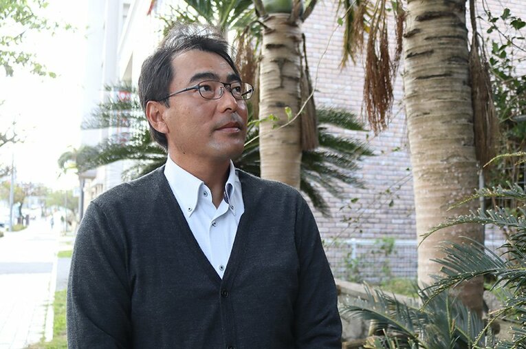 故郷・沖縄での野球普及に取り組んでいる大野倫氏 ／ photograph by Kou Hiroo