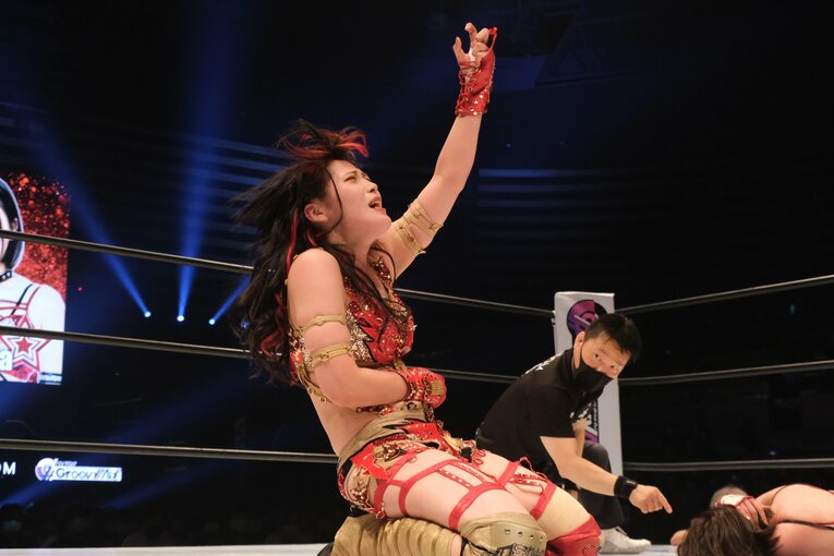 “元アイドルのパワーファイター”ひめか覚醒の日…父の死を乗り越え、スターダムリーグ戦で林下詩美にも勝利「もうクヨクヨしてられない」(76)