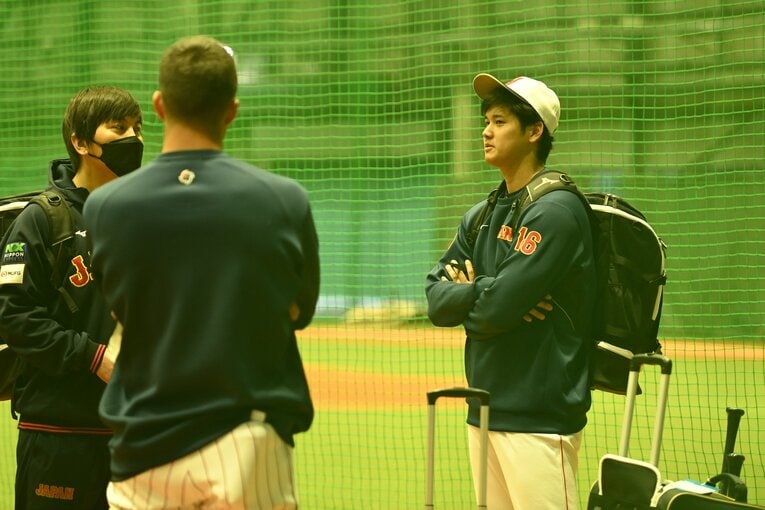 大谷＆ヌートバー　貴重2ショット　©Naoya Sanuki