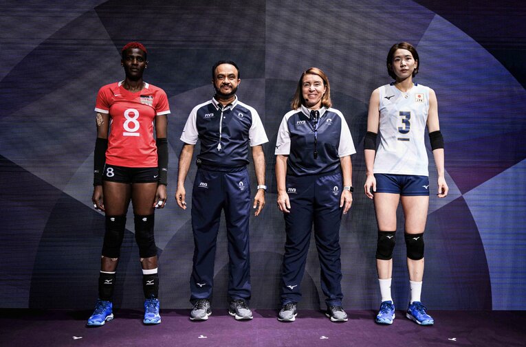 パリ五輪予選ラウンド・ケニア戦　©︎Volleyball World