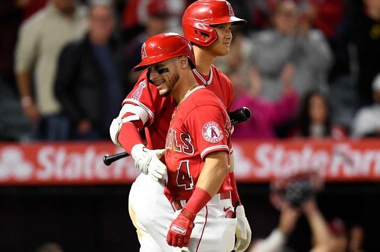 大谷翔平からは「イカちゃん」と呼ばれるベラスケスはネトに替わって今月メジャー昇格 ／ photograph by Getty Images