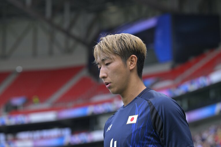 関根大輝が飛躍的に成長したと振り返るパリ五輪・スペイン戦　©Koki Nagahama/JMPA