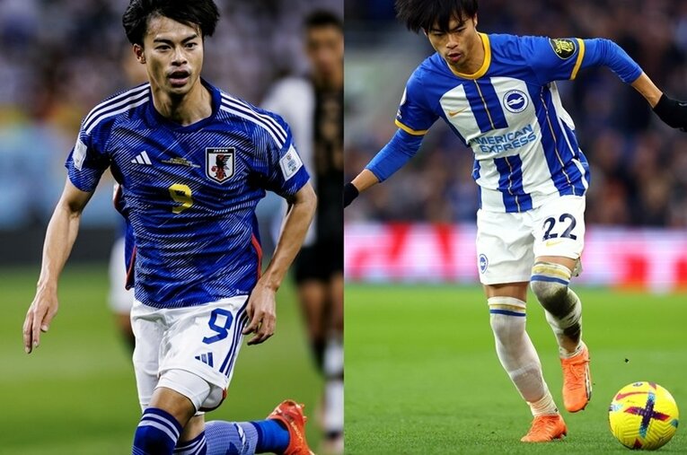 カタールW杯後、ブライトンでも活躍が続く三笘薫。識者や指導者はどう彼の才能を見たか ／ photograph by Kiichi Matsumoto/JMPA,Getty Images