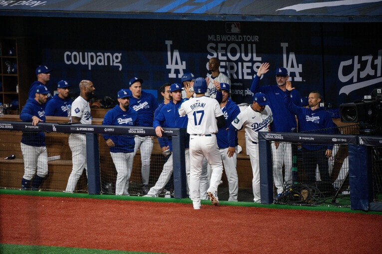 【開幕2戦目／21日】水原氏がいない試合…大谷翔平とドジャースの様子　©Nanae Suzuki