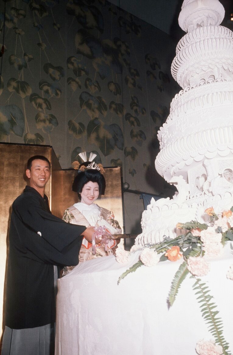 1973年に結婚した堀内恒夫　©JIJI PRESS