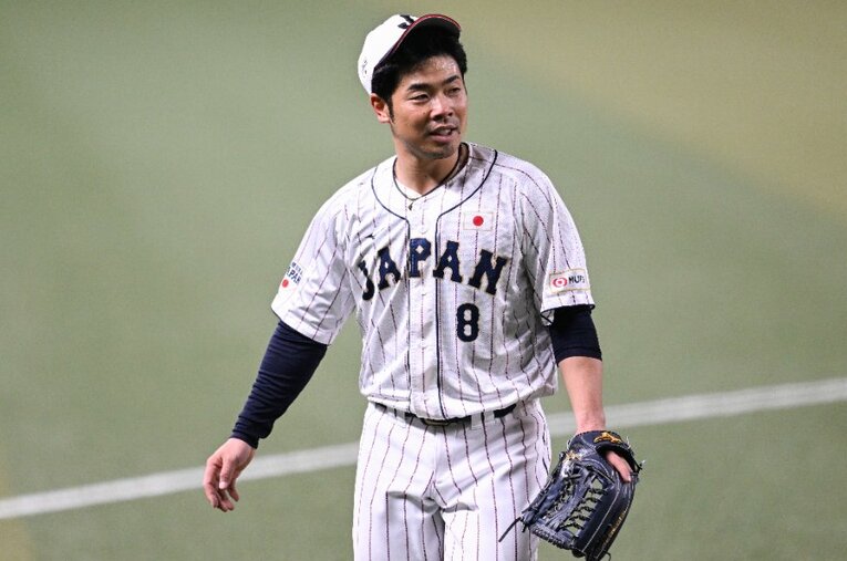 侍ジャパンの壮行試合4戦すべてで安打を放った近藤健介。鈴木誠也辞退の穴を埋める存在として注目される ／ photograph by Nanae Suzuki