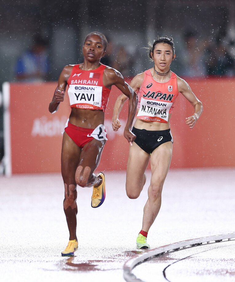 5000ｍはラスト勝負でヤヴィに敗れた　©JIJI PRESS