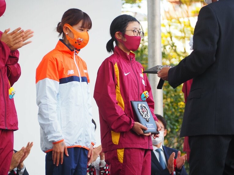 区間賞の表彰　©Yu Saito