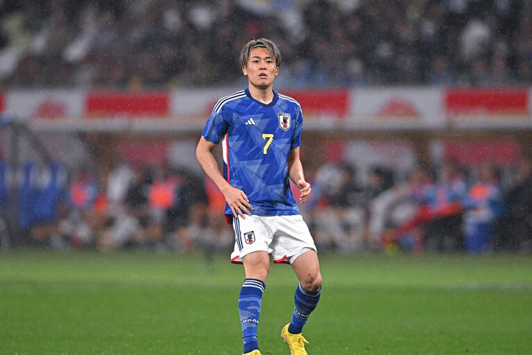 中村敬斗（LASKリンツ）©︎Takuya Kaneko/JMPA