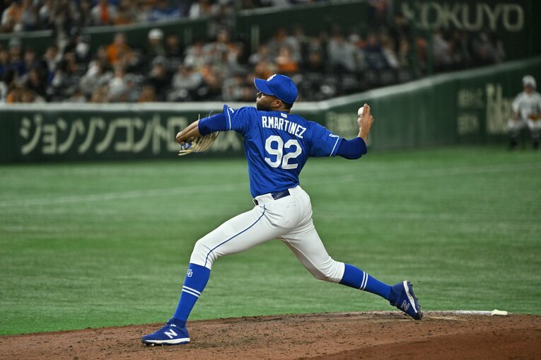 2024年までの中日時代に通算166セーブを挙げたライデル・マルティネス　©Hideki Sugiyama
