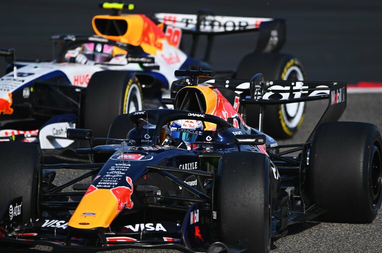 ニューマシンでプレシーズンテストを走り込んだフェルスタッペン ／ photograph by Getty Images / Red Bull Content Pool