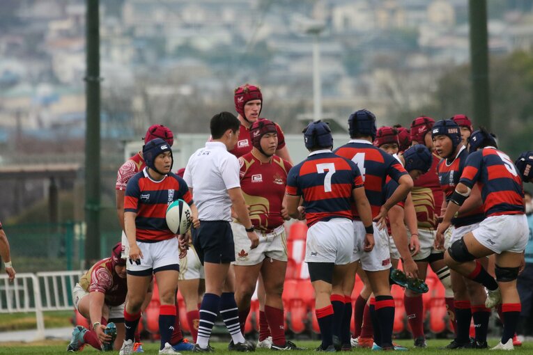 高校3年の花園・2回戦/関西学院戦　©︎Nobuhiko Otomo