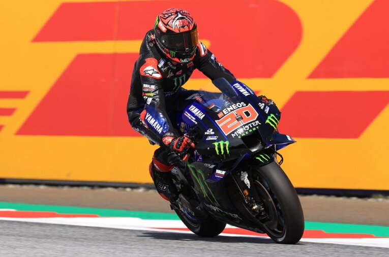 2015年にMoto3にフル参戦して以来、数々の最年少記録を塗り替え、MotoGP3年目の今季、王座を狙う位置につけるクアルタラロ ／ photograph by Satoshi Endo