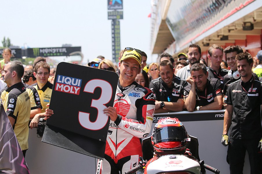 ホンダ・中上貴晶が今季初の表彰台。MotoGPシート獲得への条件とは?<Number Web> photograph by Satoshi Endo