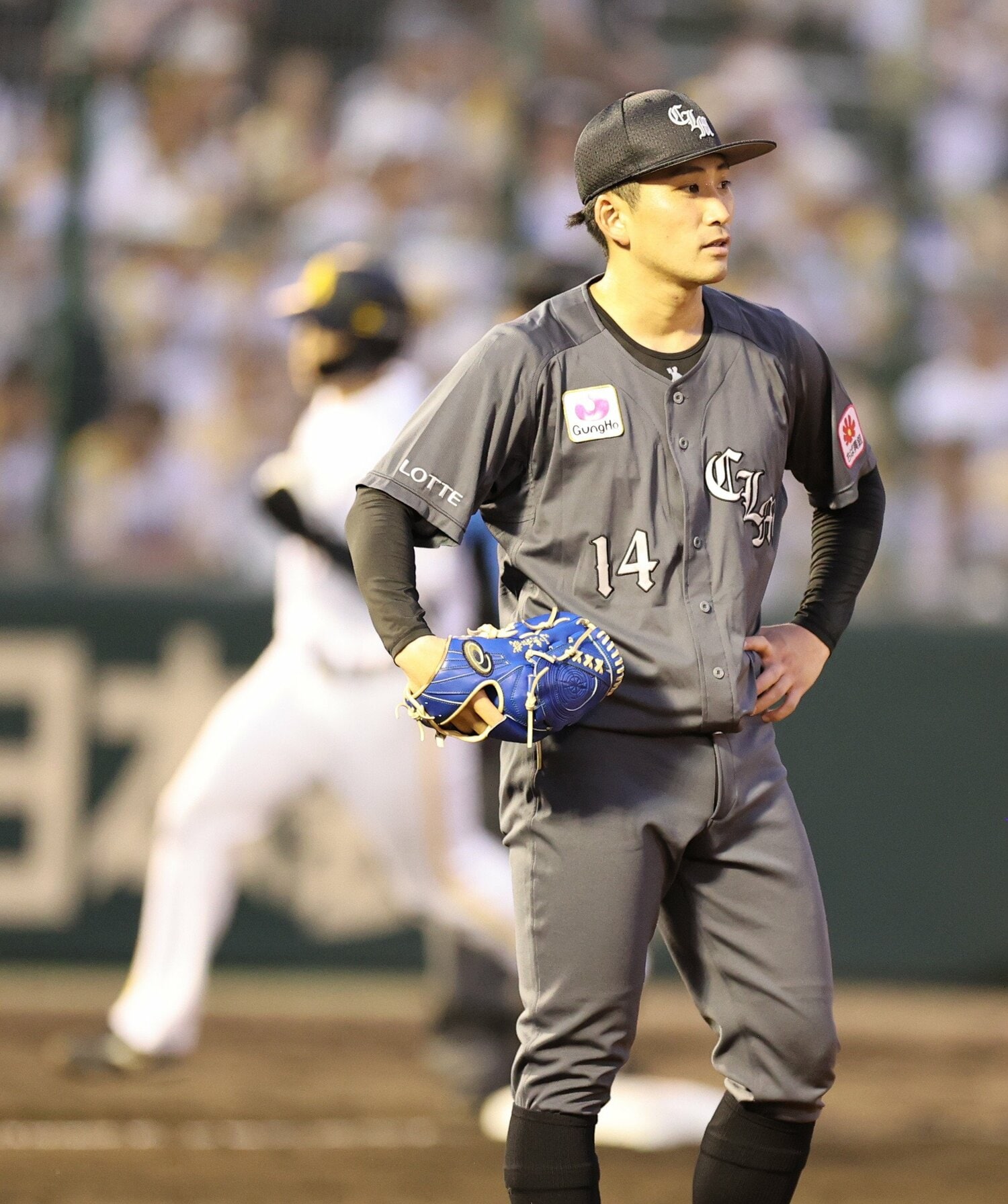 対ソフトバンク戦では悔しい思いをしてきた小島　©︎JIJI PRESS 