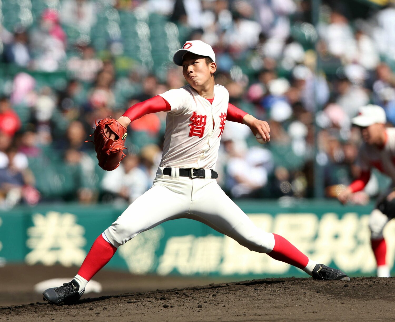 阪神ドラフト1位の伊原陵人（NTT西日本）　©JIJI PRESS