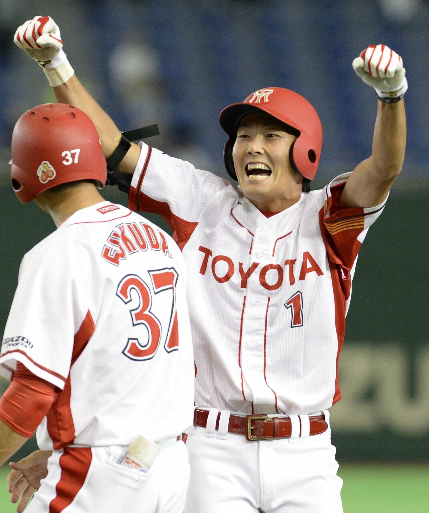 トヨタ時代の源田　©Kyodo News