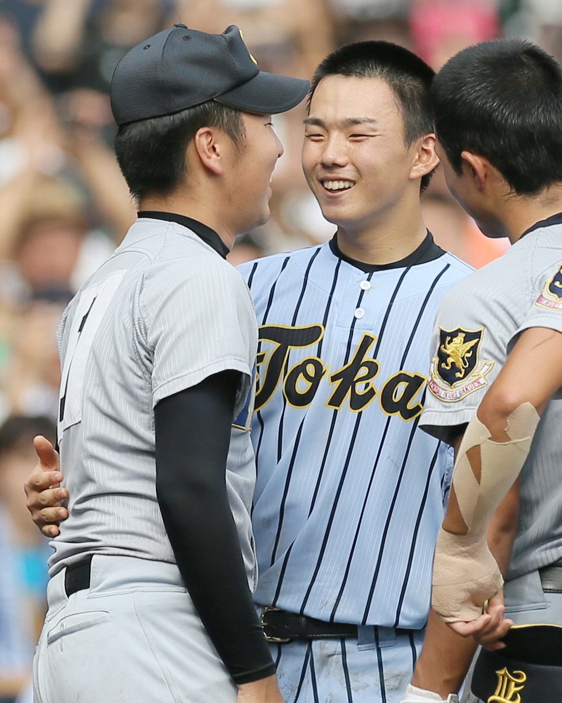 2015年夏の甲子園で優勝した小笠原慎之介（東海大相模高）。その年のドラフト、外れ1位で中日に入団した　©JIJI PRESS