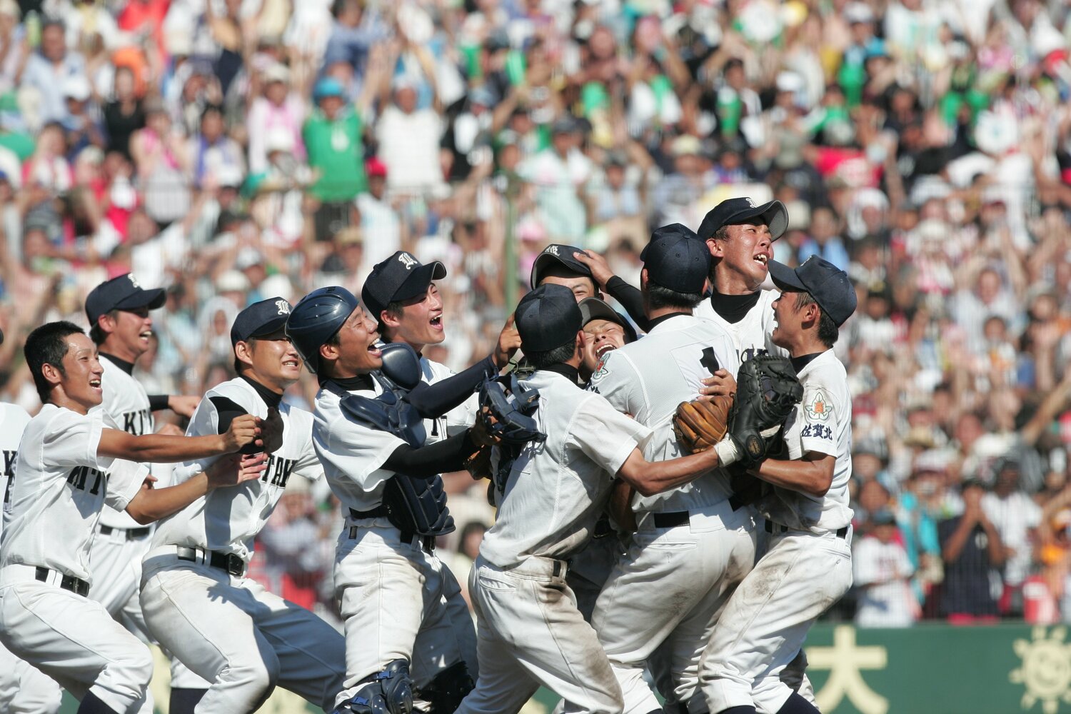 「公立最後の夏の優勝校」2007年の佐賀北 ©Hideki Sugiyama