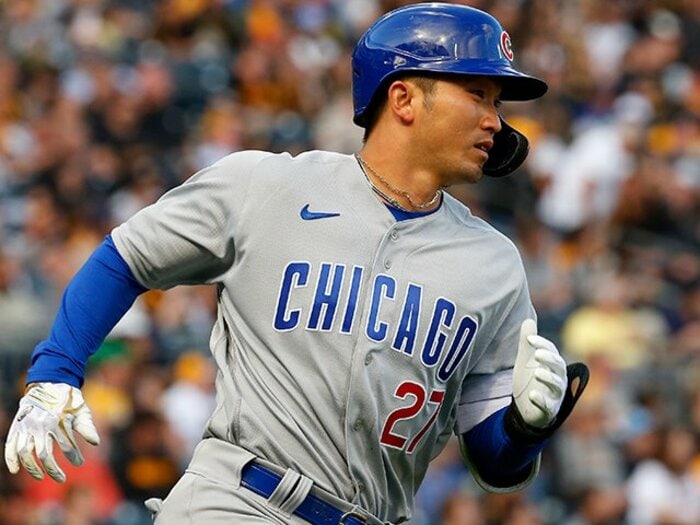 鈴木誠也21歳「歳が近いのに、化け物が…追い抜きたい」 黒田博樹が目標を授けてくれた《最強打者トラウトと背番号27秘話》＜Number Web＞ photograph by Getty Images