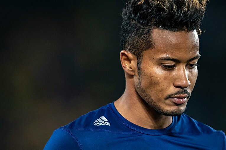 日本代表に招集されても続いた激しいバッシング。怒りも込み上げてきたが、冷静に自分の本心をSNSに投稿した ／ photograph by Takuya Sugiyama