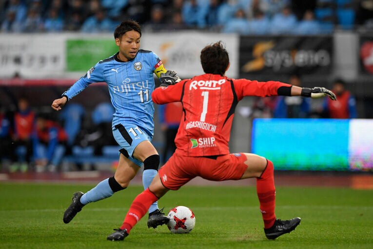 コンスタントに得点を積み重ねる小林だが、“東口とガンバの壁”が実は立ちはだかっていた©Getty Images