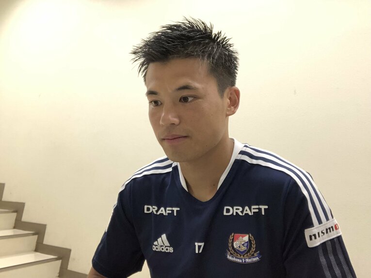 今年7月に横浜F・マリノスへの加入した宮市亮（28歳）。今回はリモートで話を聞いた　©Y.F.M.