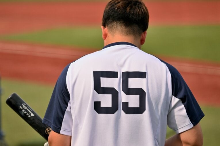 今オフのメジャー挑戦に注目が集まるヤクルト・村上 ／ photograph by Hideki Sugiyama