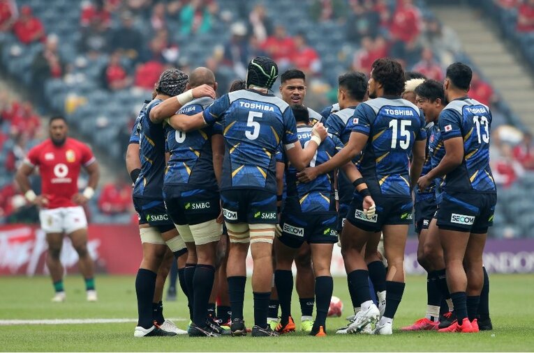 ライオンズ相手に堂々と戦ったラグビー日本代表。欧州遠征はまだ続き、3日にはアイルランド代表とダブリンで対戦する ／ photograph by Getty Images